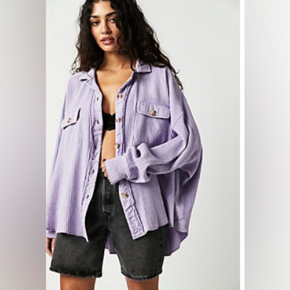 Free People Scout Jacket XS in Lavender.